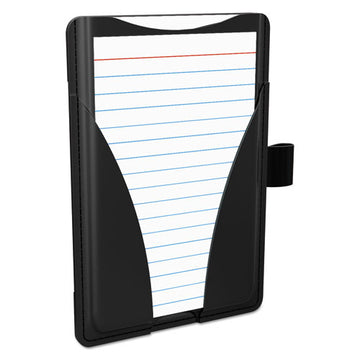 Oxford™ At Hand Note Card Case, Holds 25 3 X 5 Cards, 5.5 X 3.75 X 5.33, Poly, Black freeshipping - TVN Wholesale